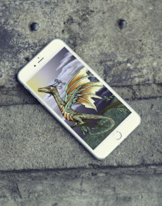Fantasy Dragon iPhone Samsung Android Lock Screen Wallpaper